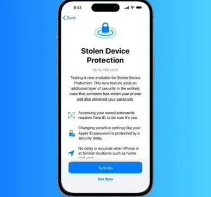 屏山苹果授权维修店分享被盗设备保护功能开启方法 