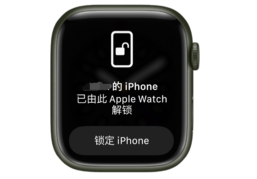 屏山苹果手机维修分享用 AppleWatch 解锁配备面容 ID 的 iPhone方法 