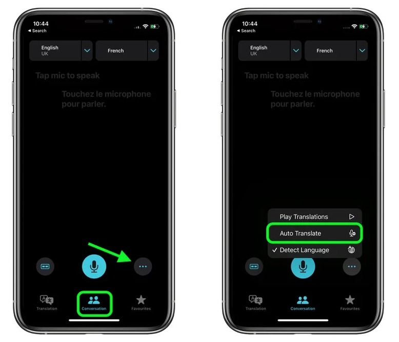 屏山苹果手机维修分享iOS 15 “翻译” App 新改进 